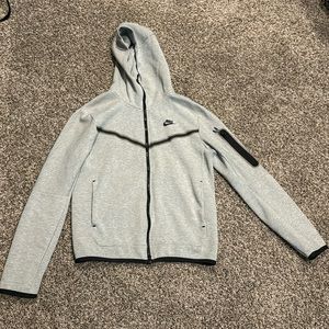 Men’s Nike Tech Fleece Jacket Size S; Grey